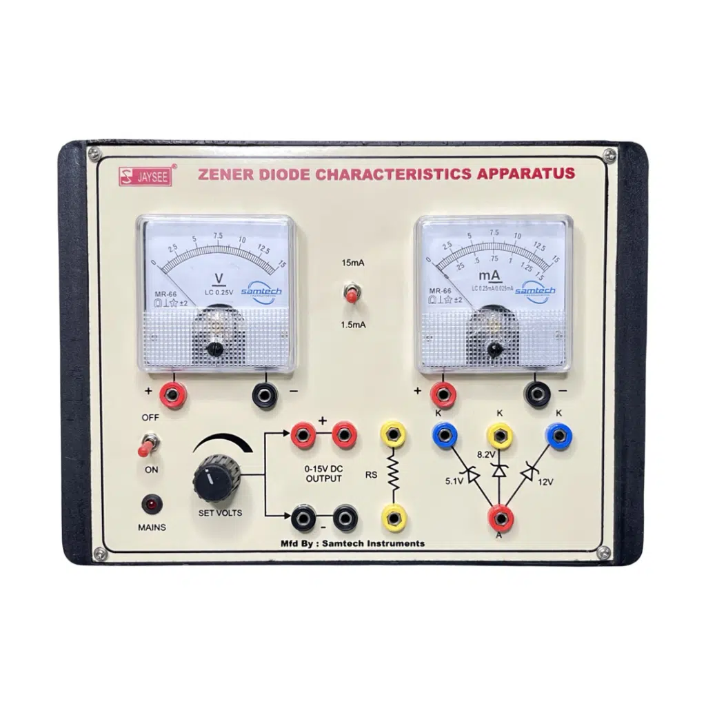 jaysee zener diode apparatus characteristics experiment