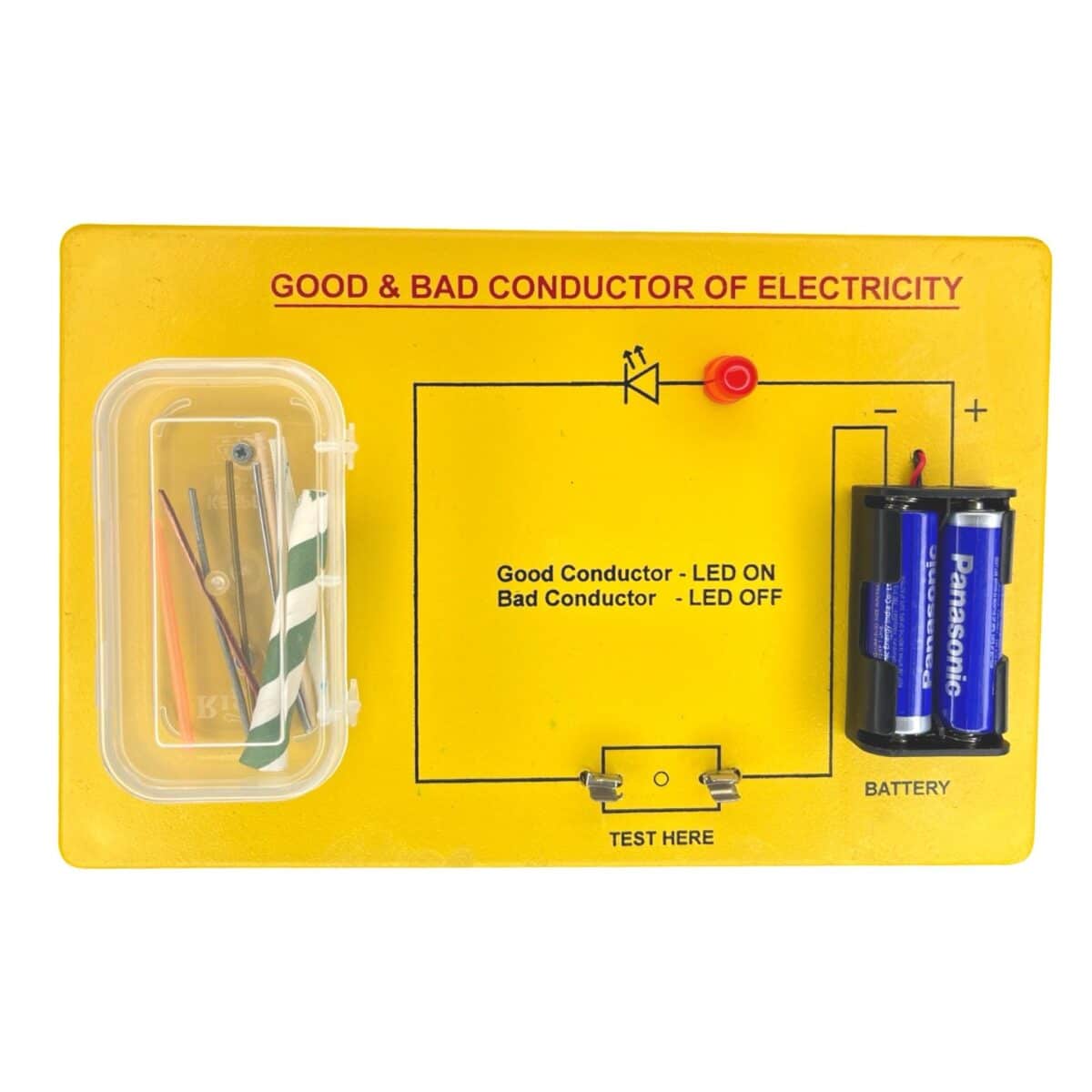 Good and Bad Conductor of Electricity Kit