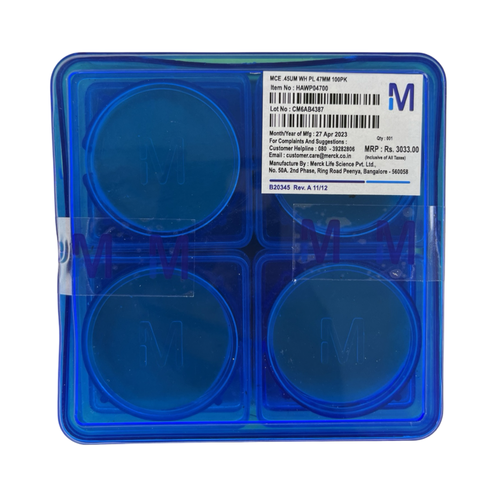 Millipore Filters 3 Grades