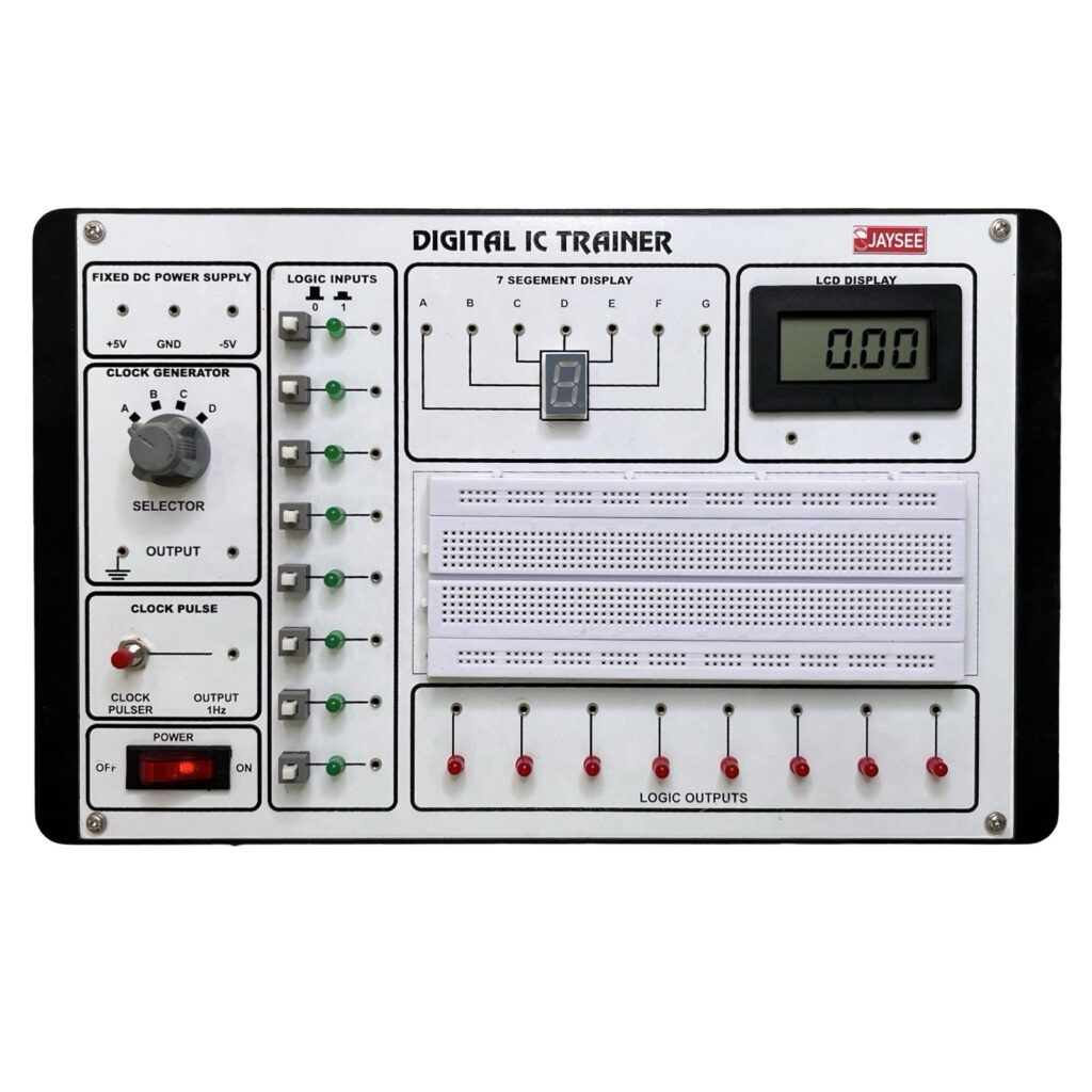 DigitaL IC Trainer with Digital Voltmeter