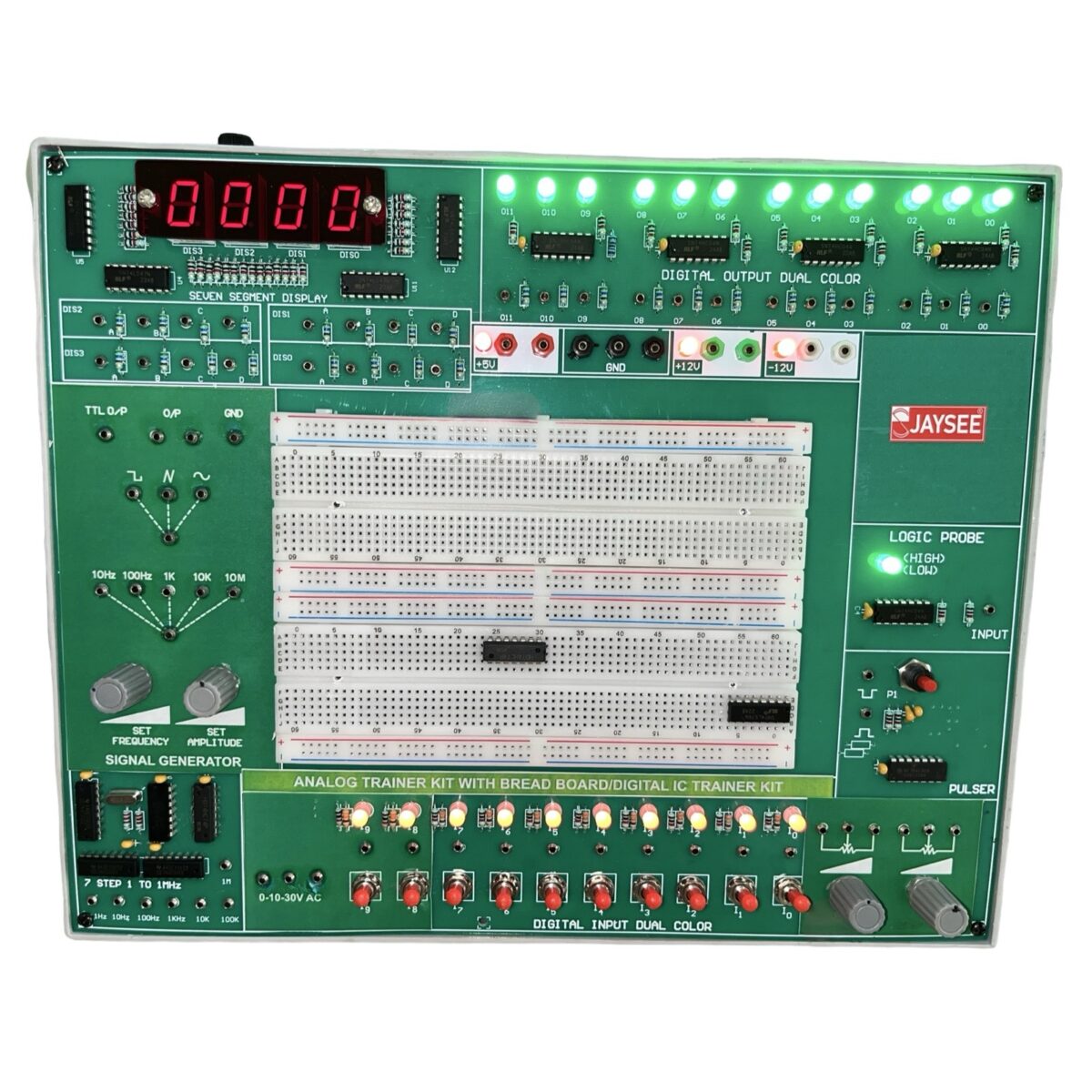 Analog & Digital IC Trainer Kit