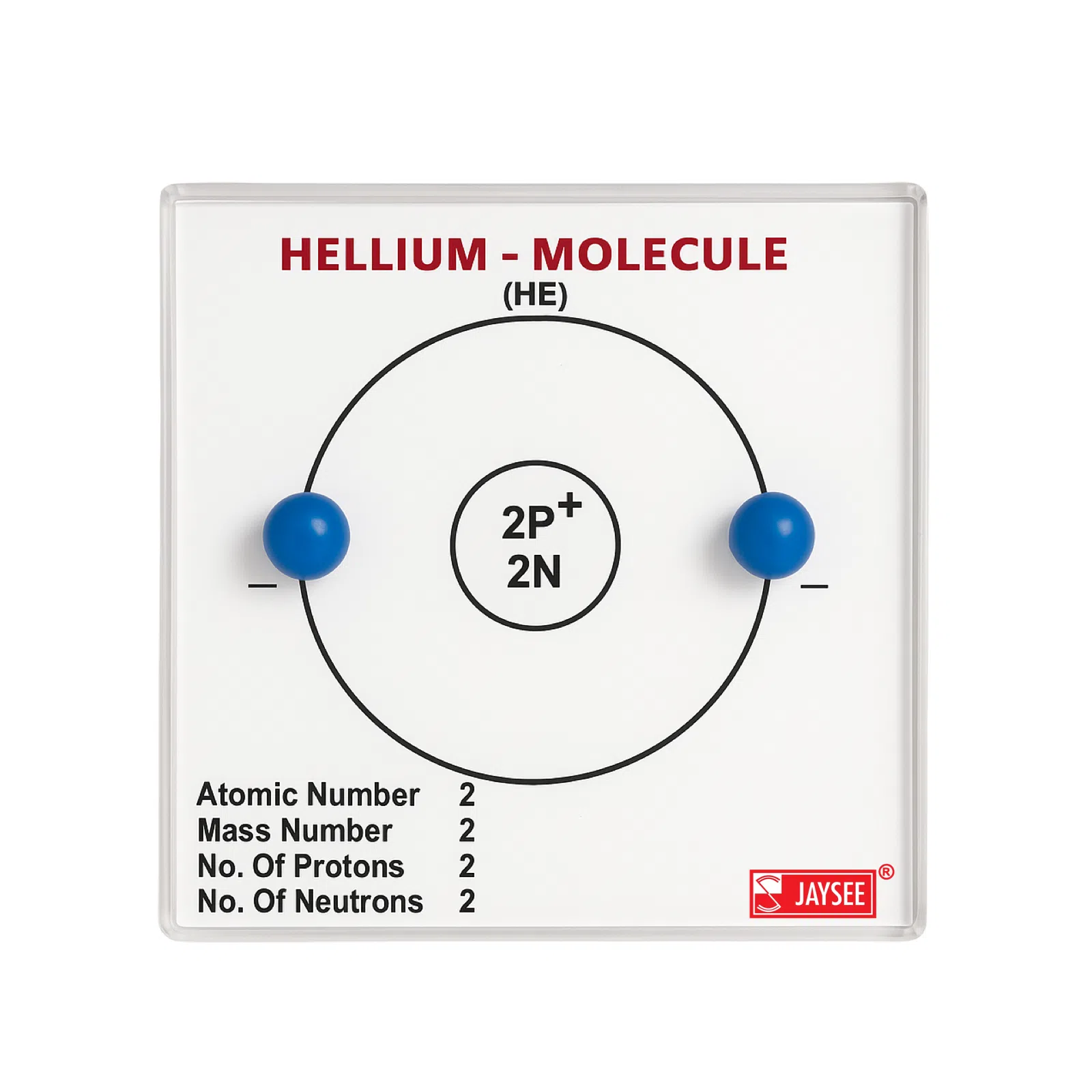 Helium Molecule Model