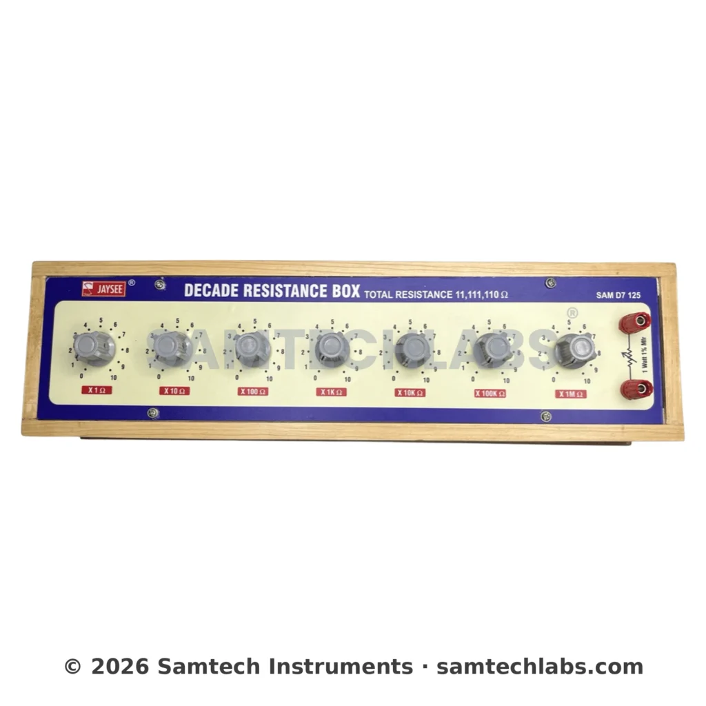 7 Decade Resistance Box Manufacturer & Supplier in Ambala, India