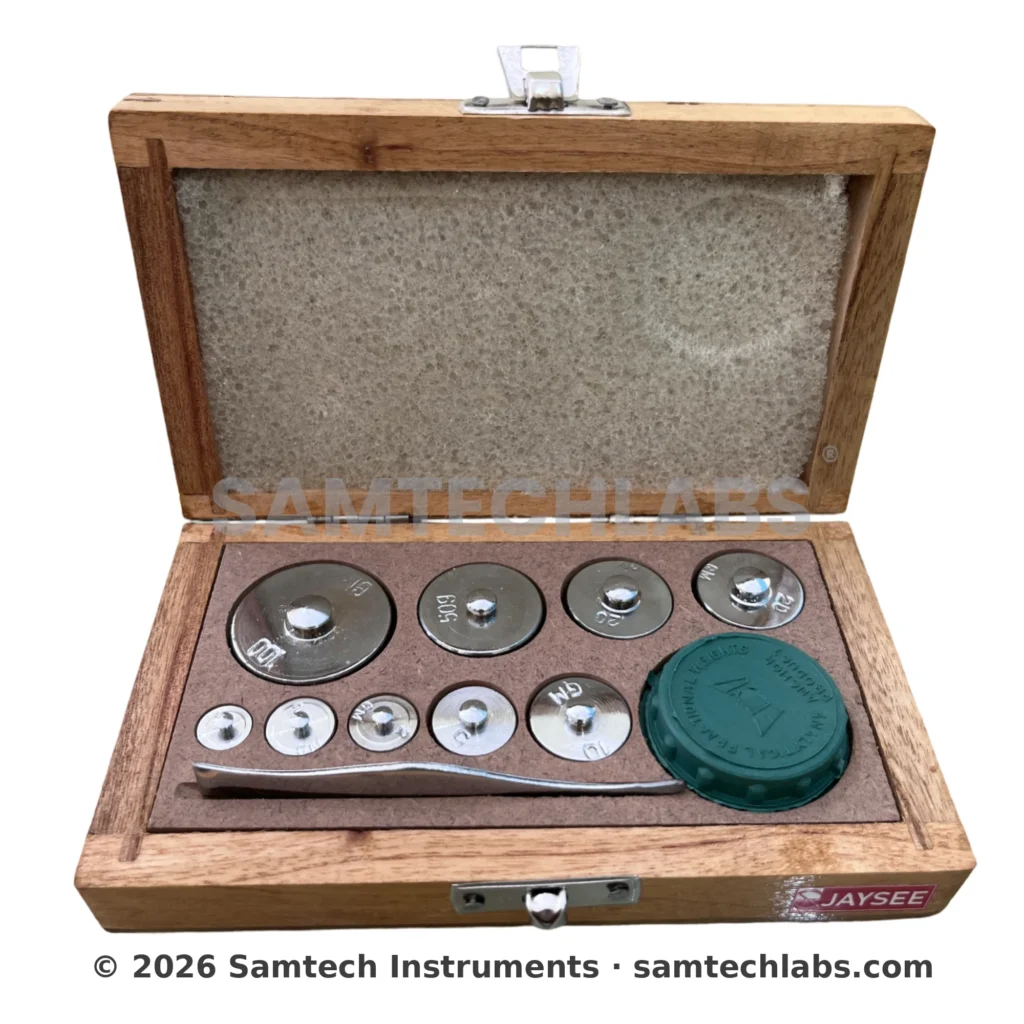 Analytical Weight Box Brass 1mg To 100g Manufacturer & Supplier in Ambala, India