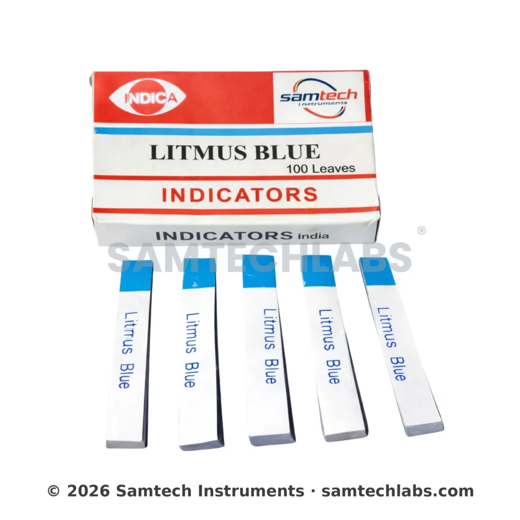 Blue Litmus Indicator Paper Manufacturer & Supplier in Ambala, India