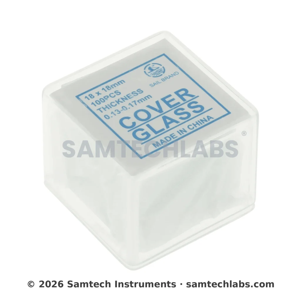 Coverslip | Cover Glass (Pack of 10g) Manufacturer & Supplier in Ambala, India