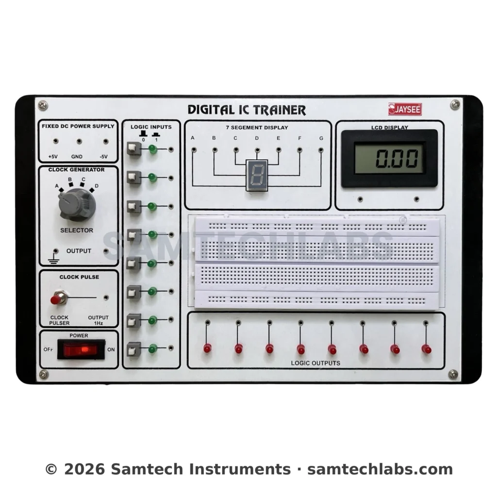 DigitaL IC Trainer with Digital Voltmeter Manufacturer & Supplier in Ambala, India