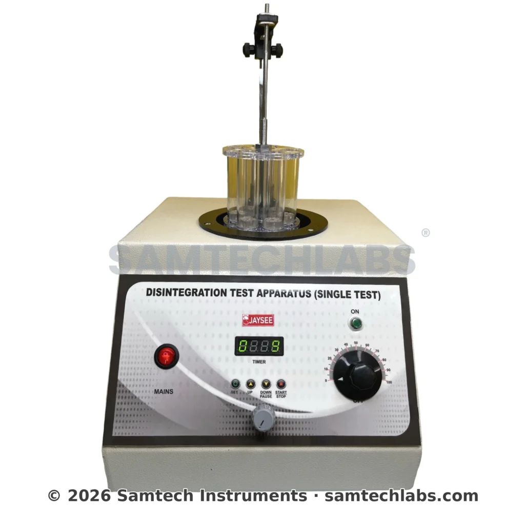 Digital Tablet Disintegration Test Apparatus Manufacturer & Supplier in Ambala, India