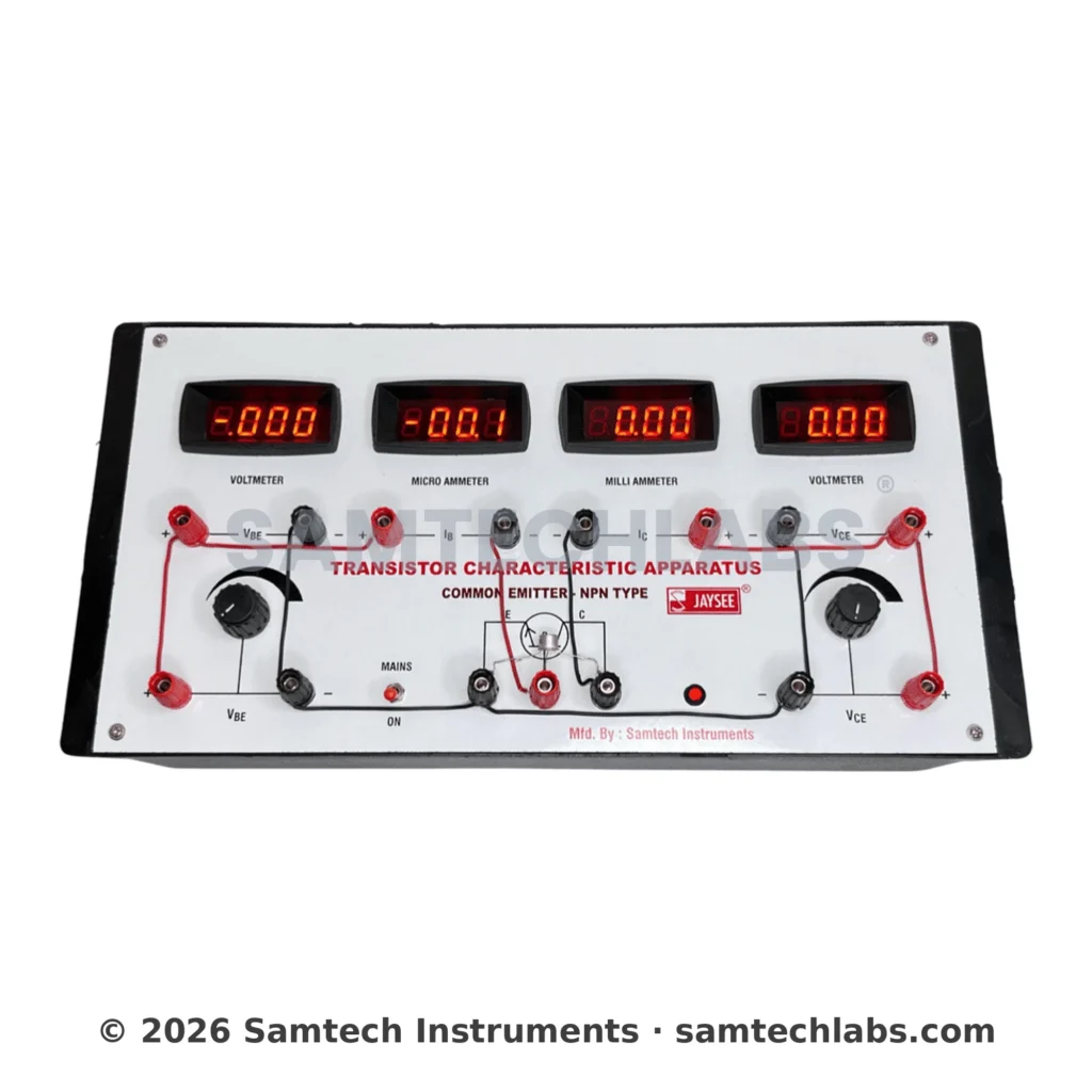 Digital Transistor Characteristics Apparatus Manufacturer & Supplier in Ambala, India