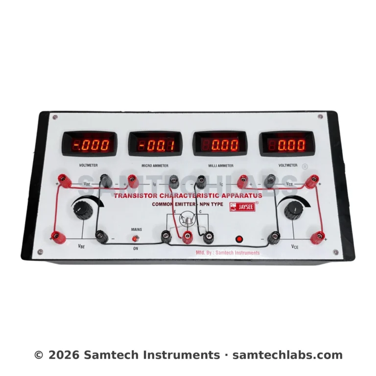 Digital Transistor Characteristics Apparatus Manufacturer & Supplier in Ambala, India