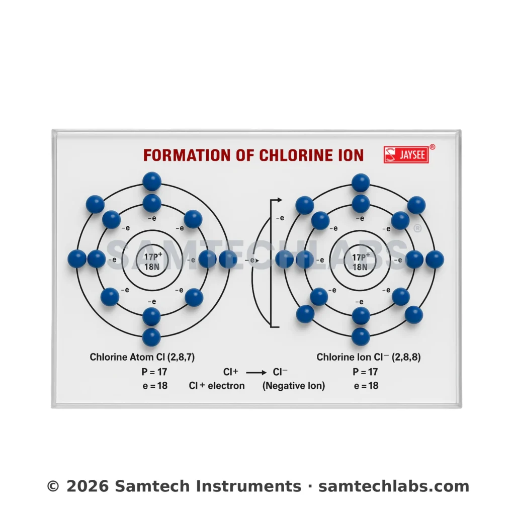 Formation of Chlorine Ion Model Manufacturer & Supplier in Ambala, India