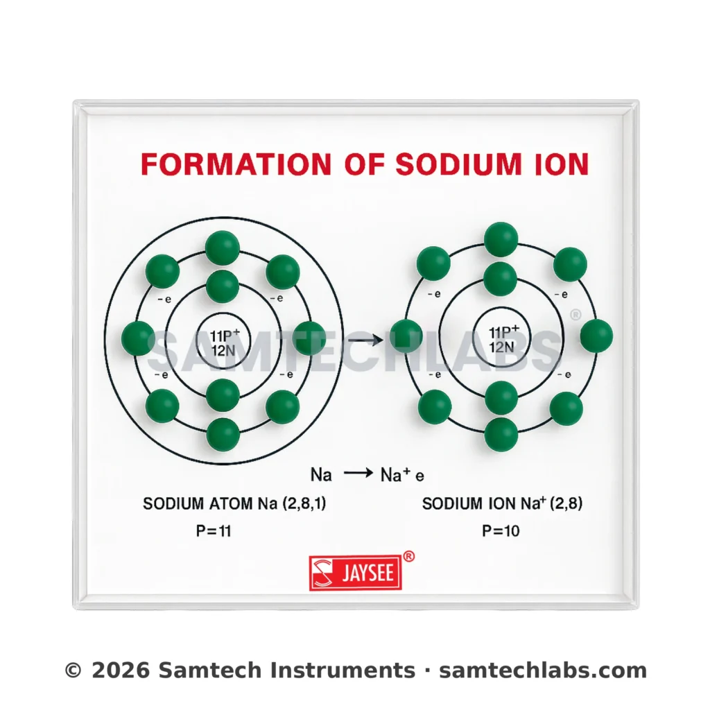 Formation of Sodium Ion Model Manufacturer & Supplier in Ambala, India