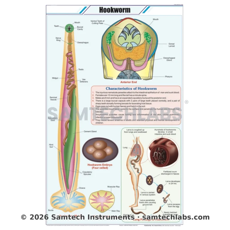 Hookworm Chart Manufacturer & Supplier in Ambala, India