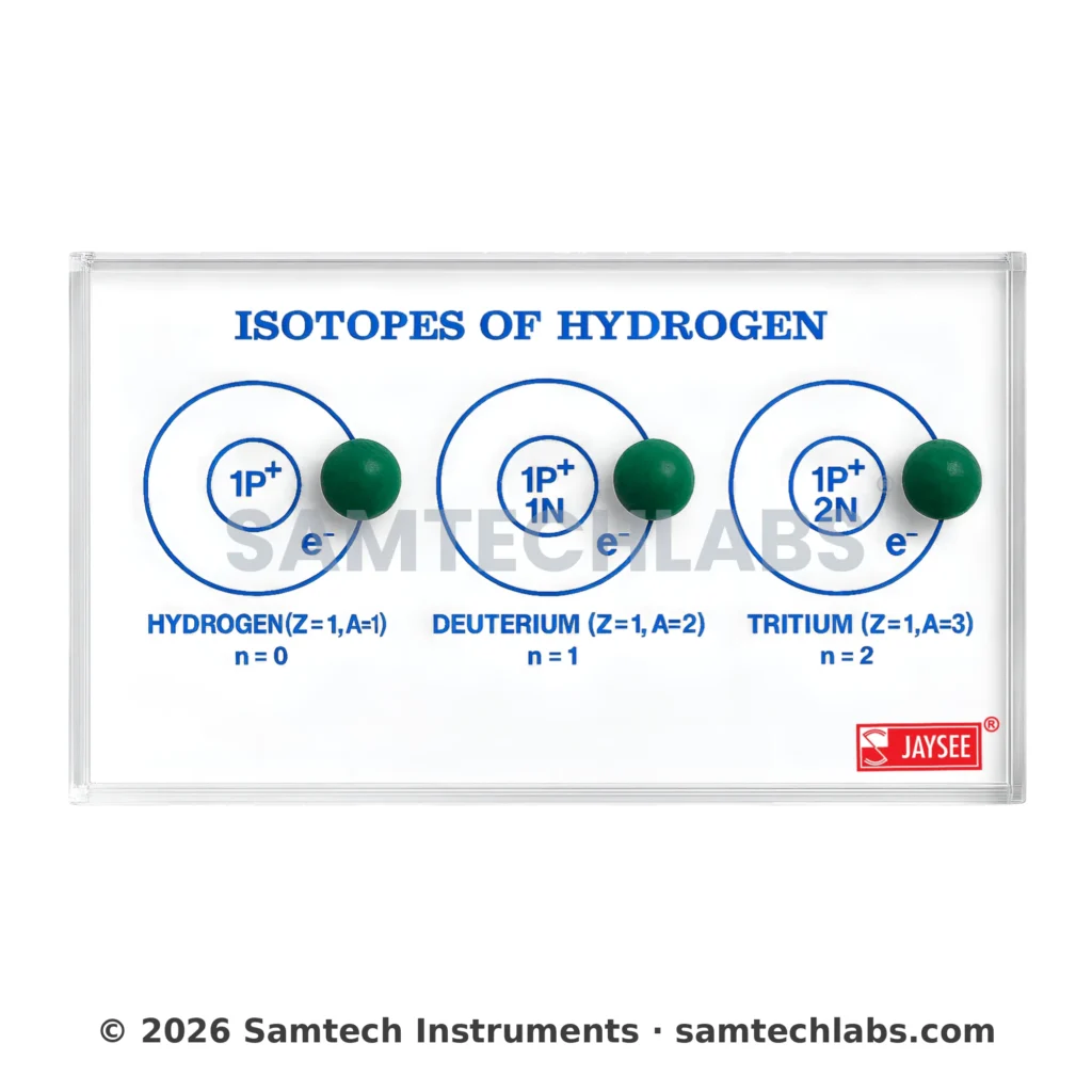 Isotopes of Hydrogen Model Manufacturer & Supplier in Ambala, India