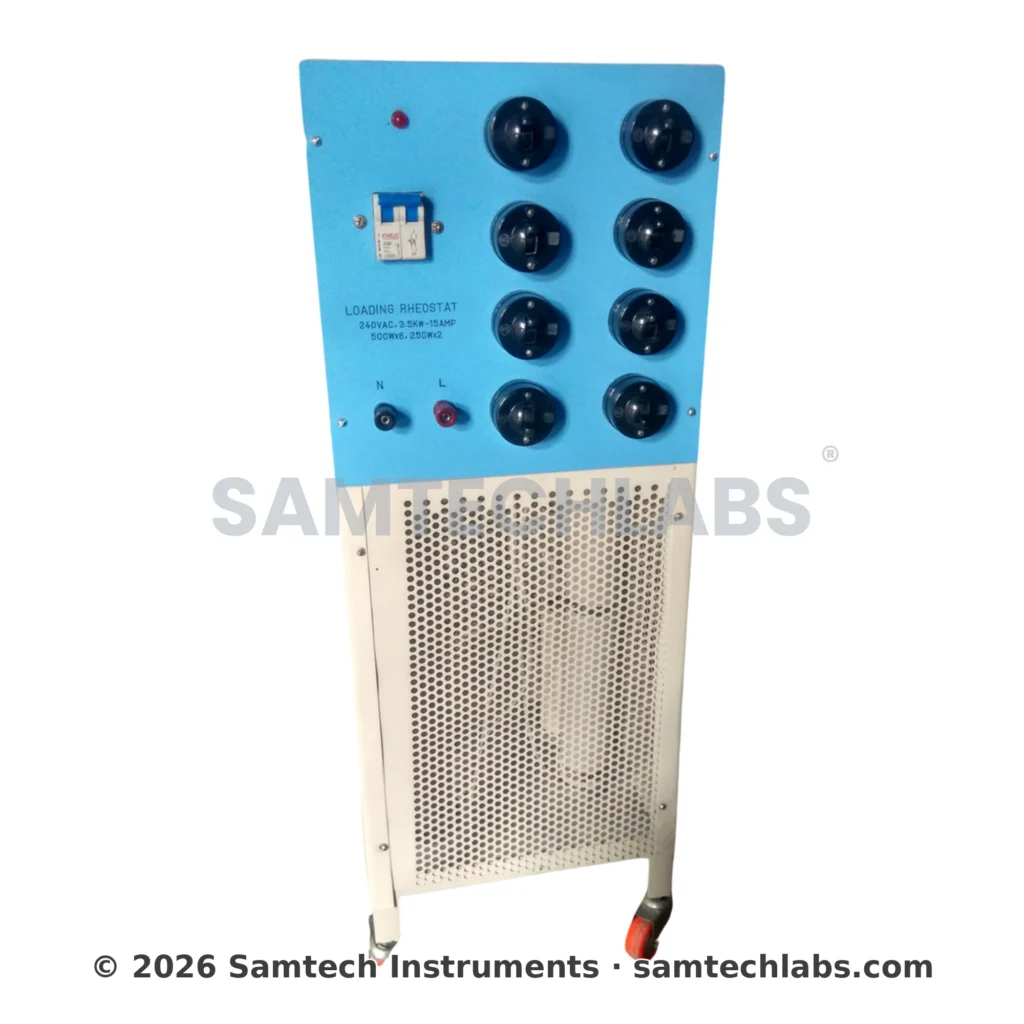 Loading Rheostat 3.5KW Bank Manufacturer & Supplier in Ambala, India