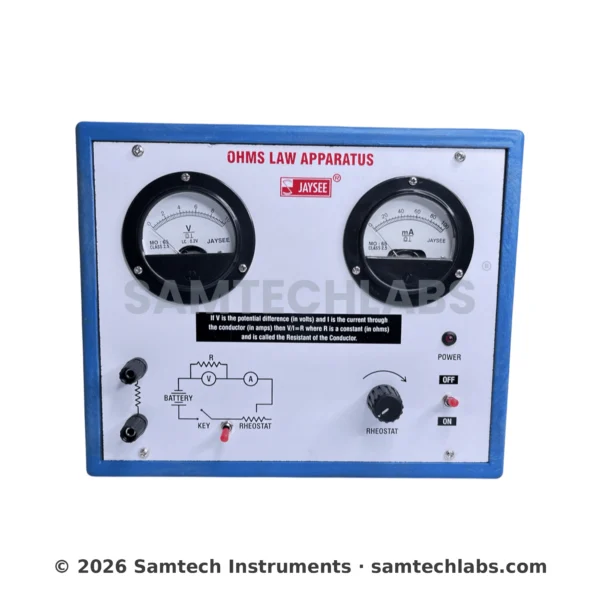 Ohms Law Apparatus (with Power Supply)