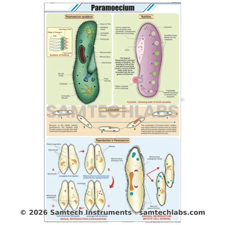 Paramoecium Chart Manufacturer & Supplier in Ambala, India