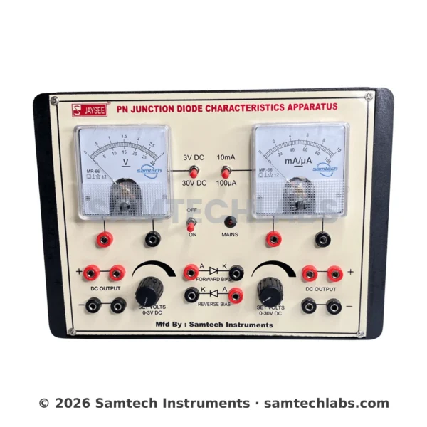 Pn Junction Diode Apparatus 2 Meter Manufacturer & Supplier in Ambala, India