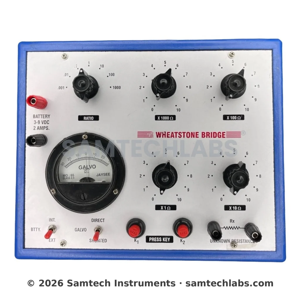Portable Wheatstone Bridge Manufacturer & Supplier in Ambala, India