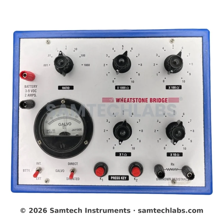 Portable Wheatstone Bridge Manufacturer & Supplier in Ambala, India