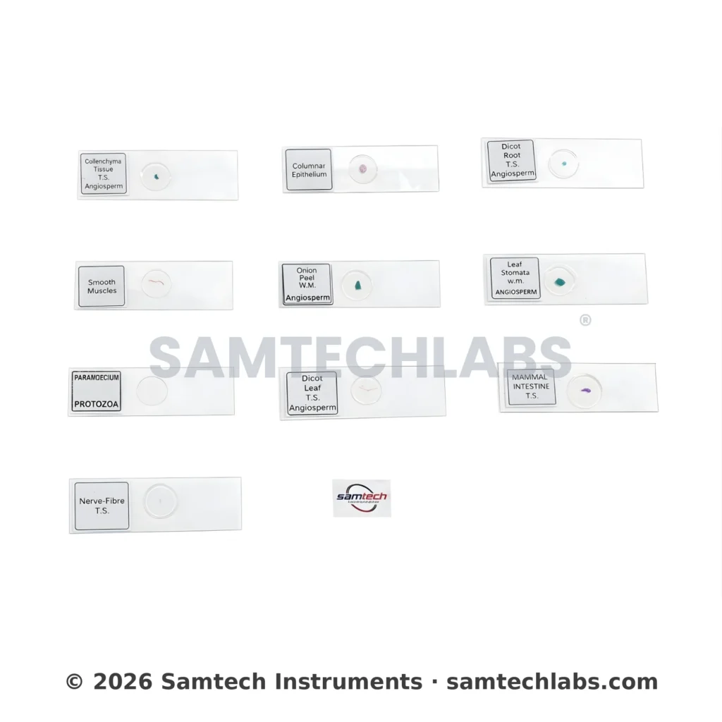 Prepared Slides (Set of 10) Manufacturer & Supplier in Ambala, India