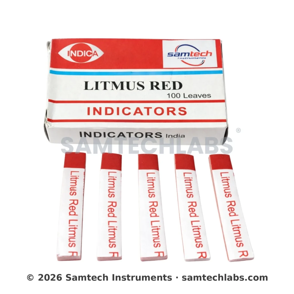 Red Litmus Indicator Paper Manufacturer & Supplier in Ambala, India