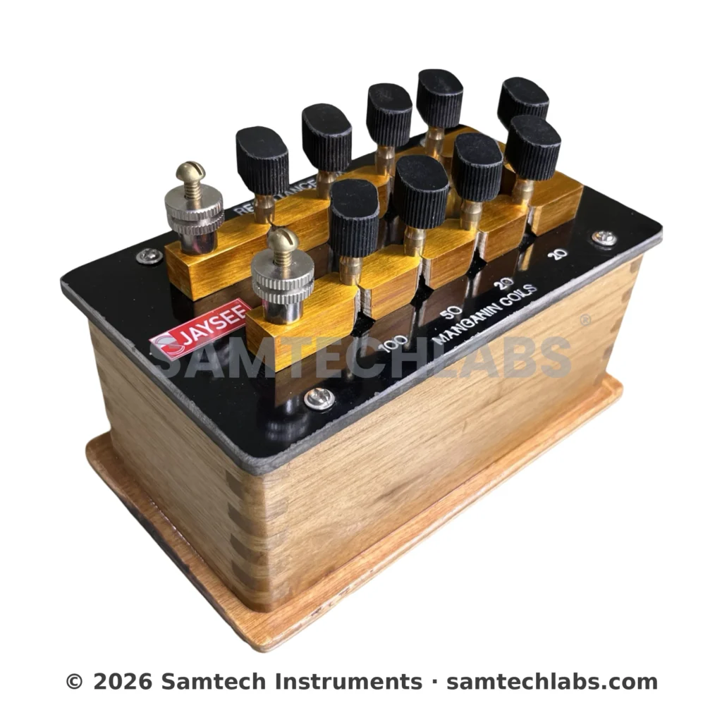 Resistance Box 100 Ohms Manufacturer & Supplier in Ambala, India