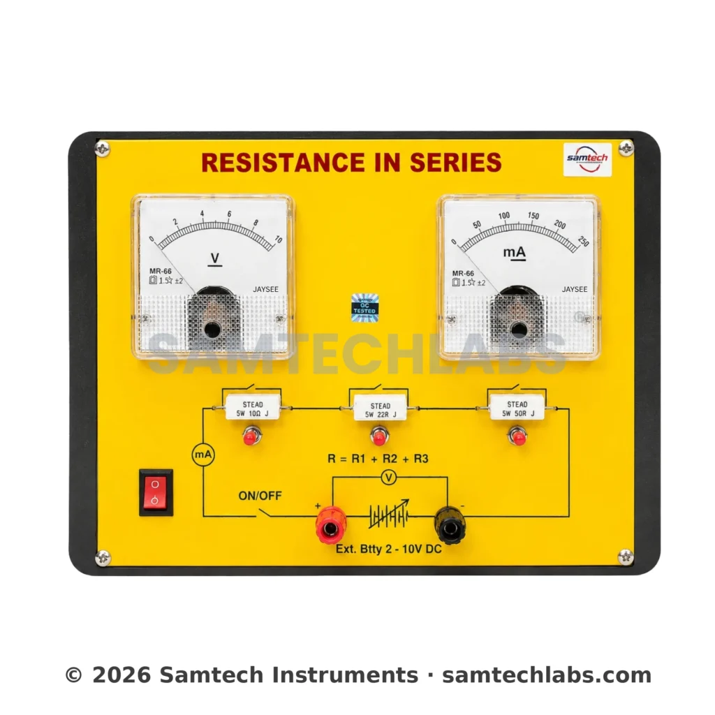 Resistance in Series Apparatus Manufacturer & Supplier in Ambala, India