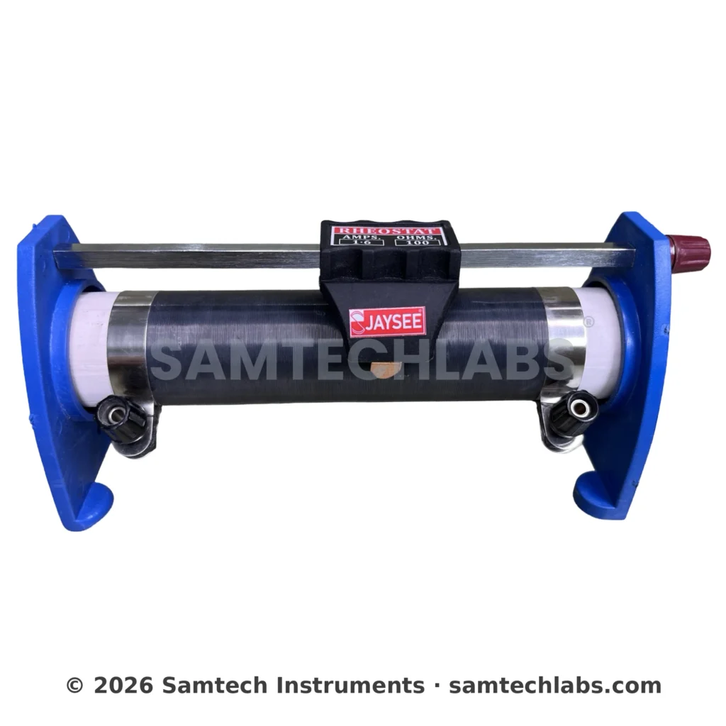Rheostat 8” (100ohm 1.6A) Manufacturer & Supplier in Ambala, India