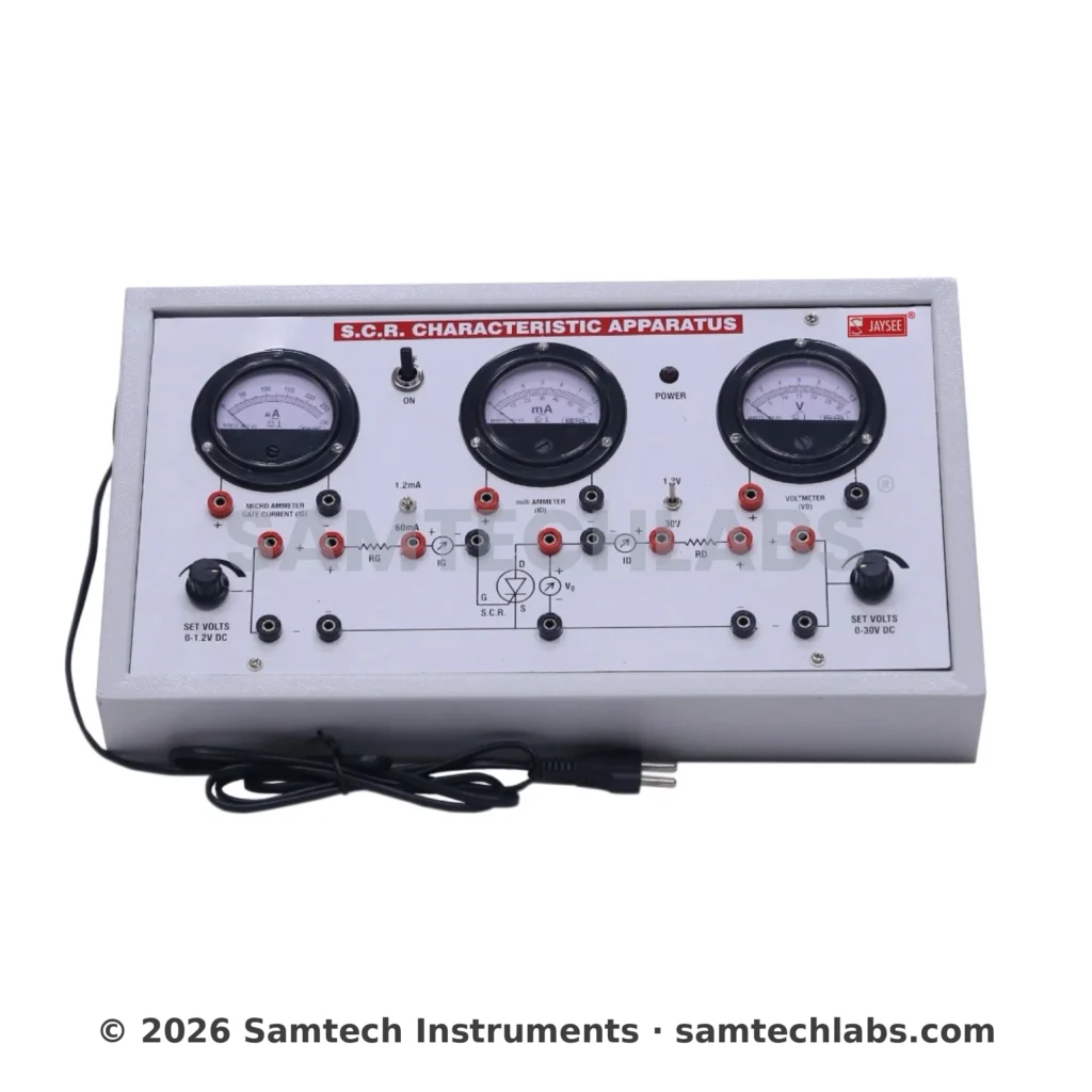 SCR Characteristics Apparatus Manufacturer & Supplier in Ambala, India