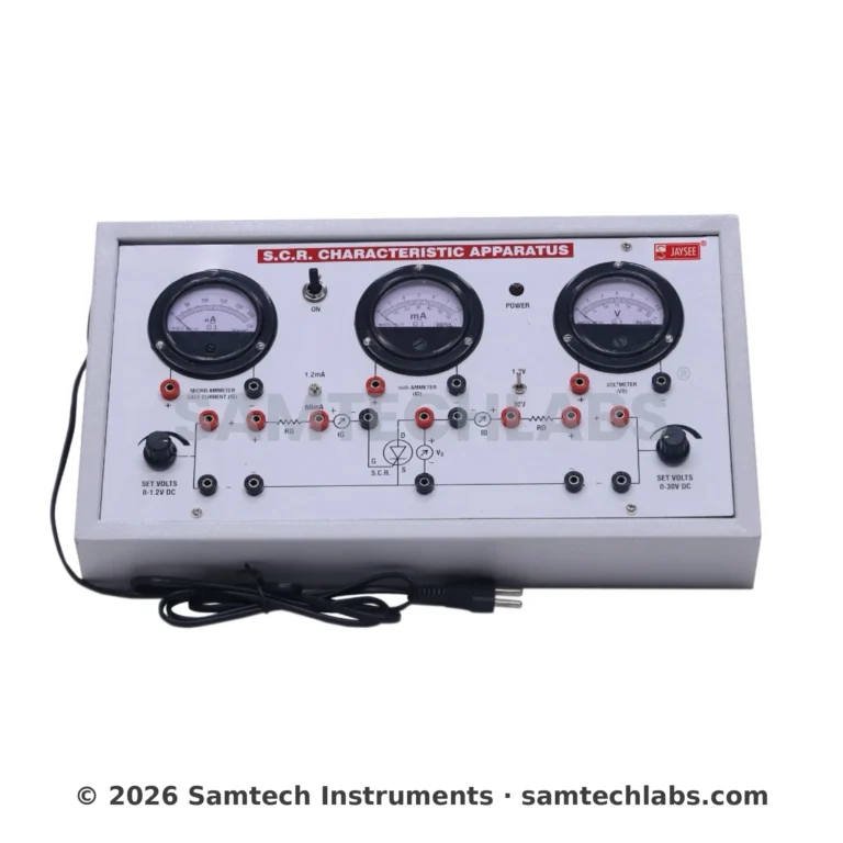 SCR Characteristics Apparatus Manufacturer & Supplier in Ambala, India