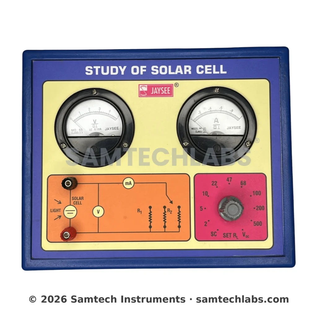 Solar Cell Characteristics Apparatus Manufacturer & Supplier in Ambala, India