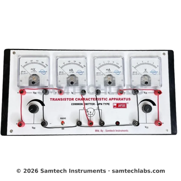 Transistor Characteristics Apparatus Manufacturer & Supplier in Ambala, India