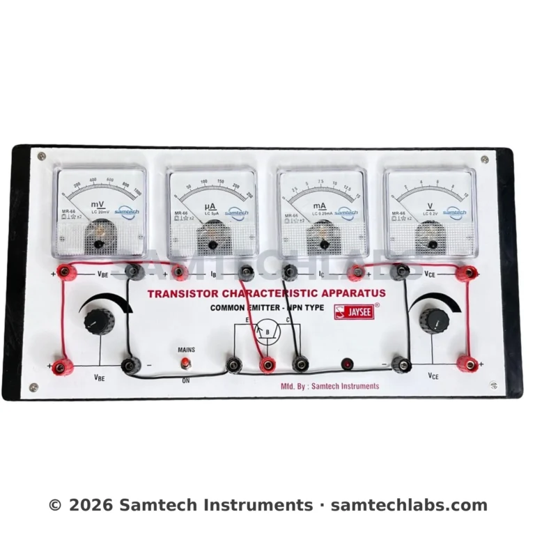 Transistor Characteristics Apparatus Manufacturer & Supplier in Ambala, India