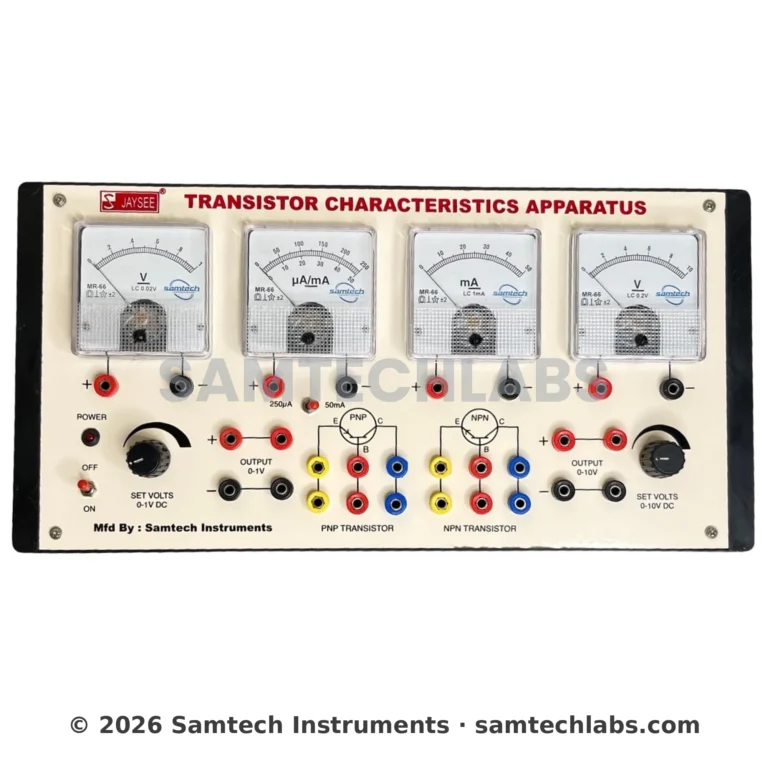 Transistor Characteristics Apparatus (Socket Type) Manufacturer & Supplier in Ambala, India