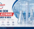 Custom OEM lab glassware manufacturer in India for bespoke designs, private labelling and bulk supply