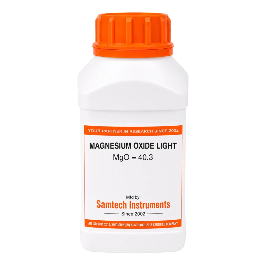 Magnesium Oxide Light (MgO) laboratory chemical – Samtech Instruments, Ambala