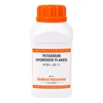 Potassium Hydroxide Flakes (KOH) laboratory chemical – Samtech Instruments, Ambala
