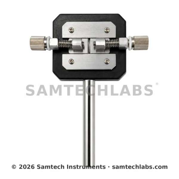 Young's double adjustable slit for interference experiments by Samtech Instruments, Ambala