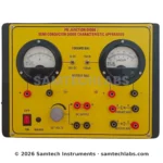 PN Junction Diode / Semiconductor Diode Characteristic Apparatus with two analog meters, forward and reverse bias - Samtech Instruments, Ambala
