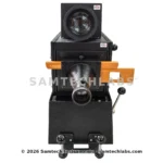 Epidiascope front view showing projection lens and slide carrier - Samtech Instruments Ambala