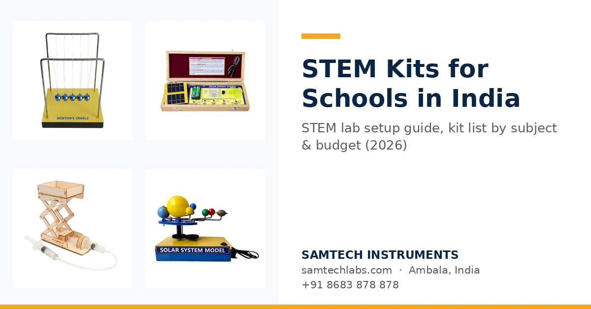 STEM kits for schools in India - working models by Samtech Instruments, Ambala